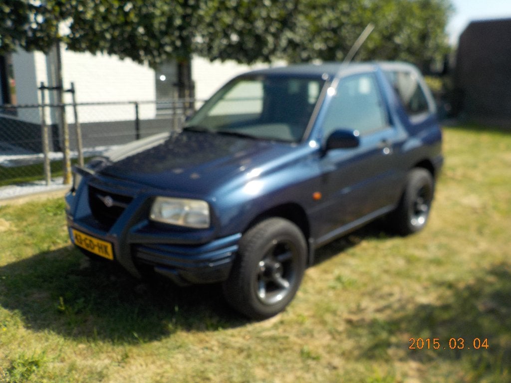 Suzuki Grand Vitara 1.6 Cabrio 2000 Blauw, Auto's, Suzuki, 4 cilinders, Origineel Nederlands, Bedrijf, Handgeschakeld