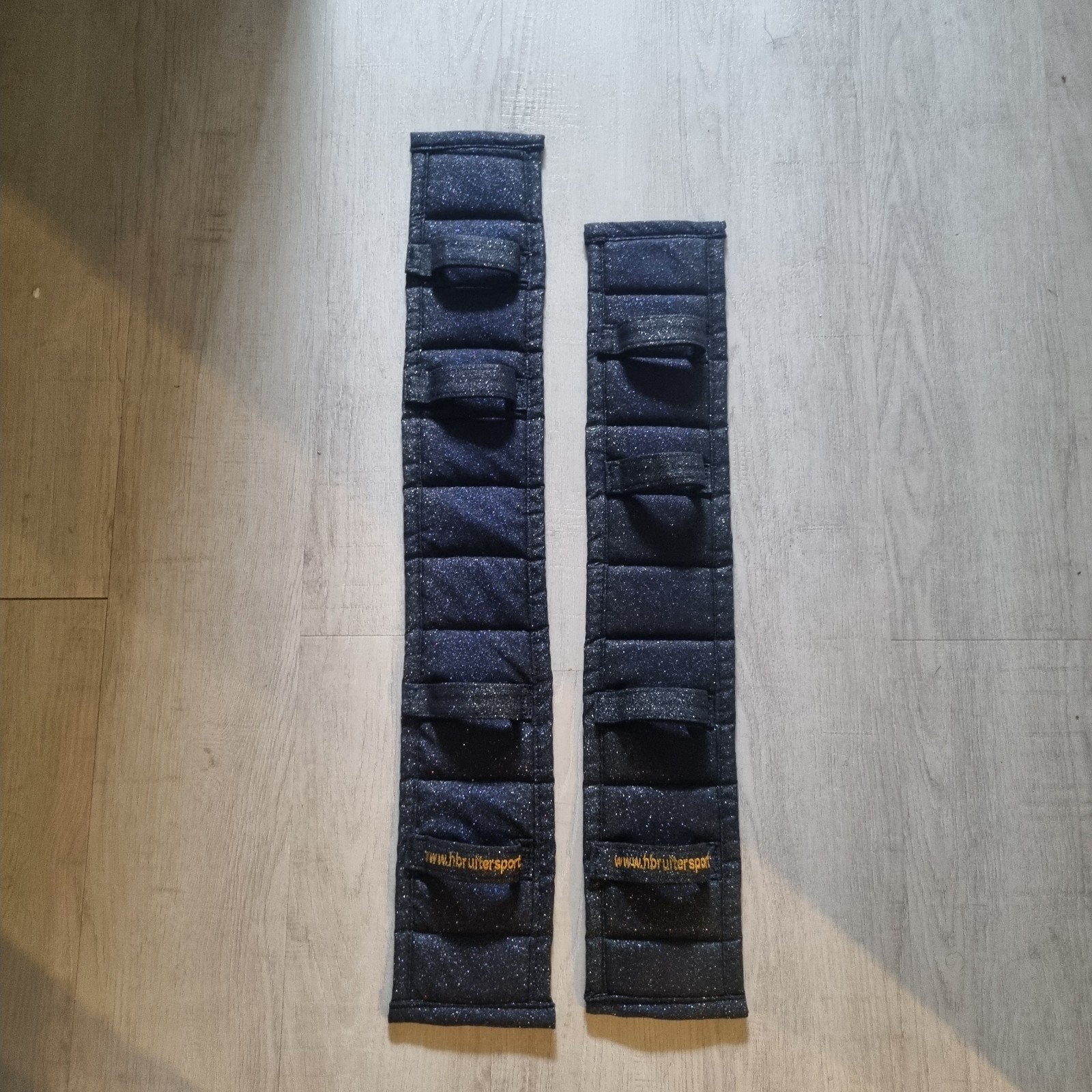 Zgan HB onderleggers mennen blauw glitter 70/80cm, Ophalen of Verzenden, Zo goed als nieuw, Blauw