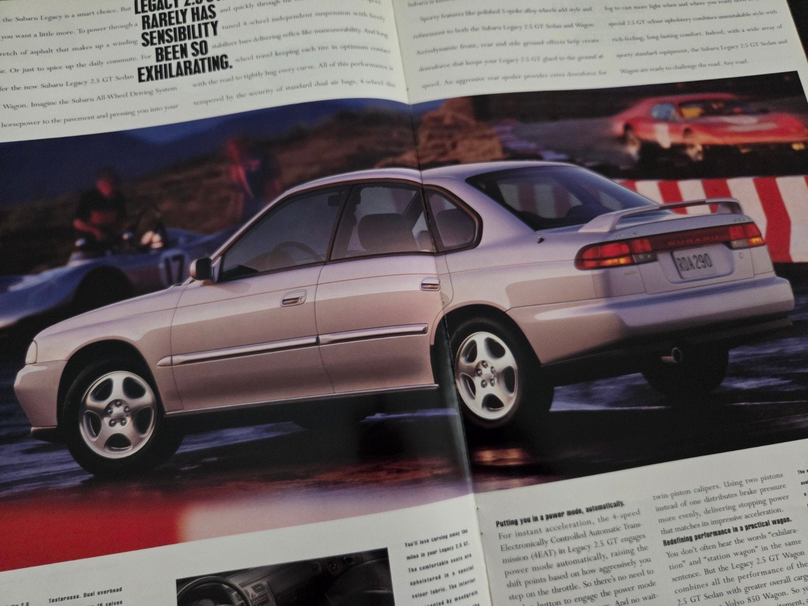 Brochure Subaru Legacy 1996 USA, Ophalen of Verzenden, Zo goed als nieuw, Overige merken