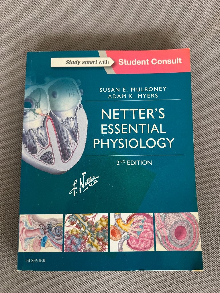 Studieboek Netter's Essential Physiology, Boeken, Ophalen of Verzenden, Beta, Elsevier, WO