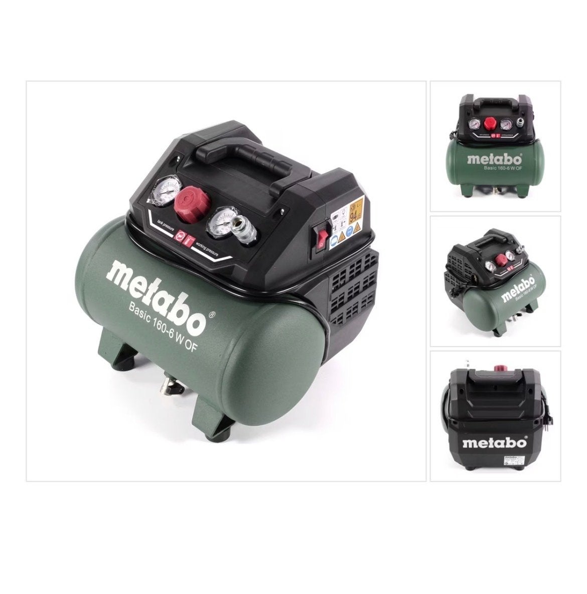 Metabo Basic 160-6 W OF Compressor - Nieuw in doos, Doe-het-zelf en Verbouw, Ophalen, 6 tot 10 bar, Nieuw, Minder dan 200 liter/min