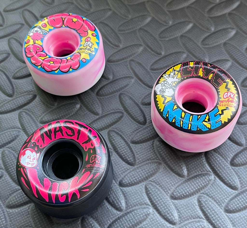 Get A Grip x Garbage Pail Kids S2 Set + Pink Pimple + Chase, Ophalen of Verzenden, Zo goed als nieuw, Skateboard
