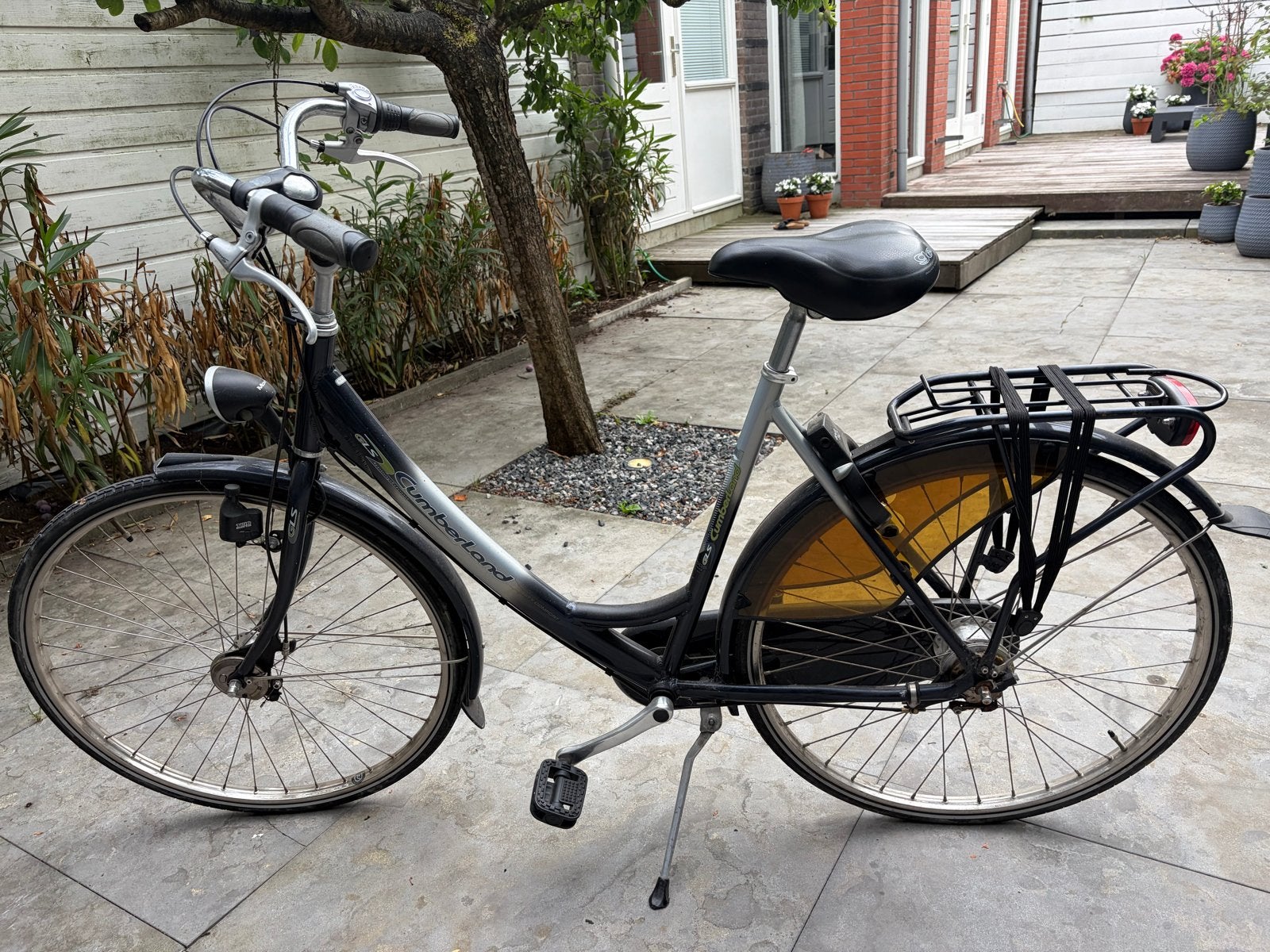 Cumberland Damesfiets met 7 Versnellingen, Velgrem, Ophalen, Overige merken, 53 tot 56 cm