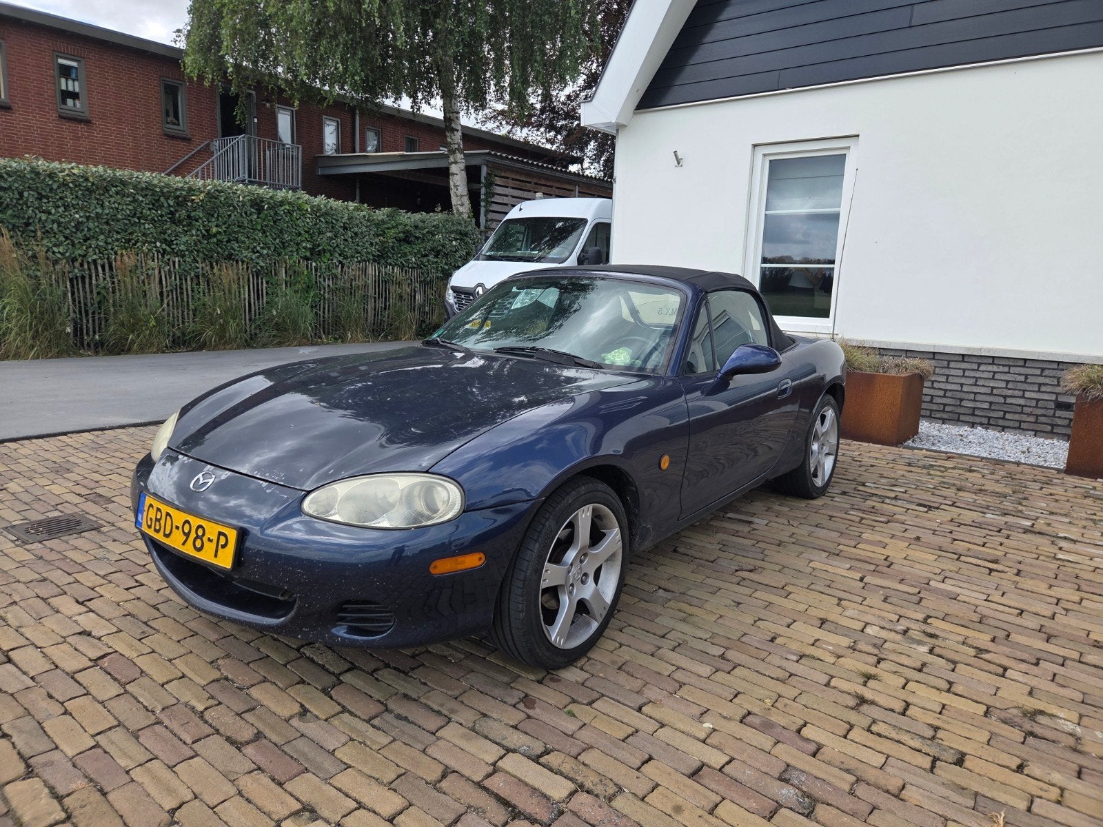 Mazda 2002 Blauw, Cabriolet, Blauw, 1010 kg, 17 km/l