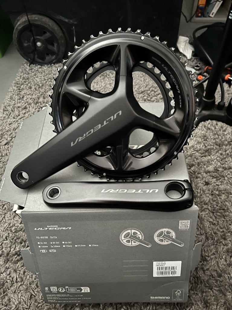 Shimano ultegra crank 170mm, Crankstel of Pedalen, Ophalen of Verzenden, Zo goed als nieuw, Shimano