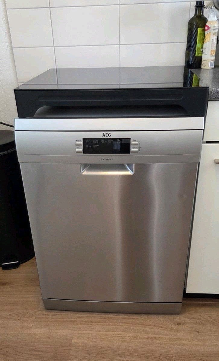 AEG vaatwasser RVS - Vrijstaand, XXL-kuip, Ophalen, Gebruikt, 85 tot 90 cm