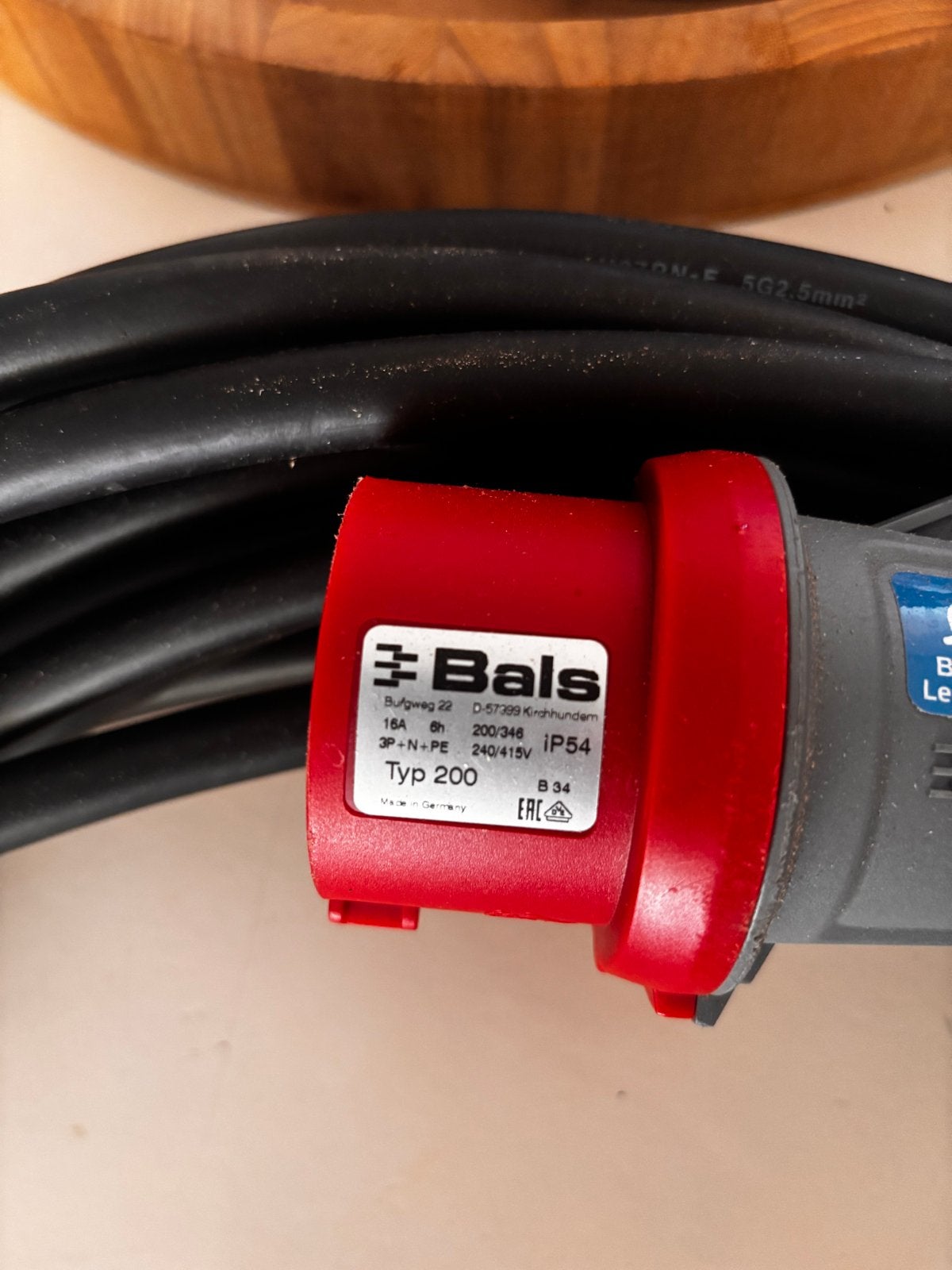 CEE Verlengsnoer 25m H07RN-F 5G2.5 16A 400V IP54, Doe-het-zelf en Verbouw, Elektra en Kabels, Ophalen of Verzenden, Nieuw, Kabel of Snoer