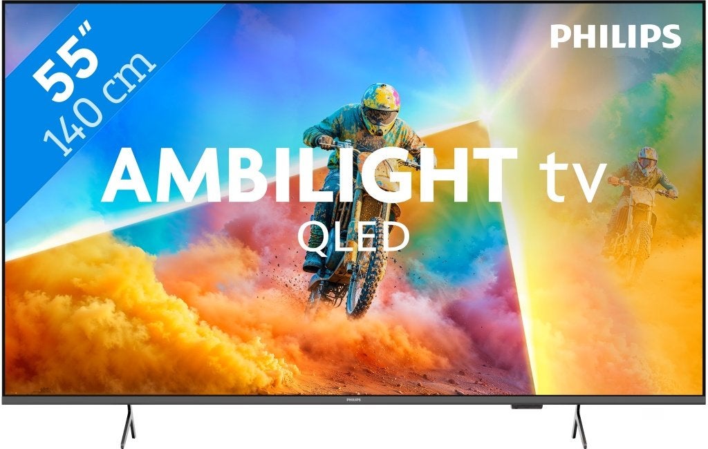 Te koop PHILIPS 55PQS8501/12 Ambilight TV (2026), Audio, Tv en Foto, Televisies, Ophalen, Philips, QLED, 50 Hz