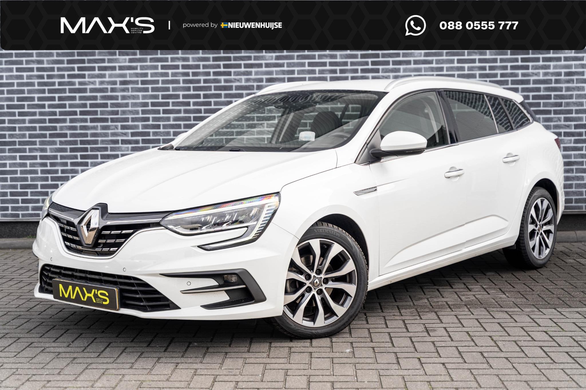 Renault Mégane Estate 1.3 TCe 140 EDC Intens | Head-up Disp, Auto's, Stof, Gebruikt, 4 cilinders, 1283 kg