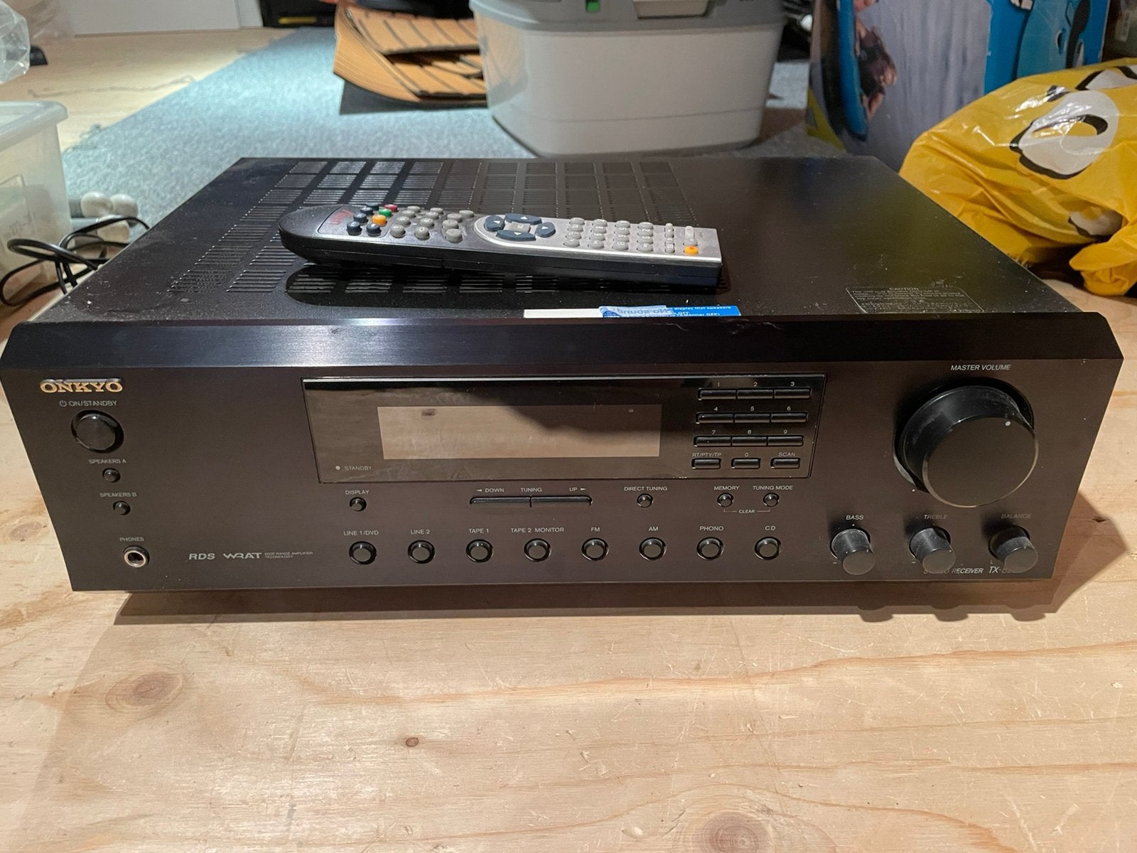 Onkyo tx 8255 versterker, Ophalen, Zo goed als nieuw, 120 watt of meer, Onkyo