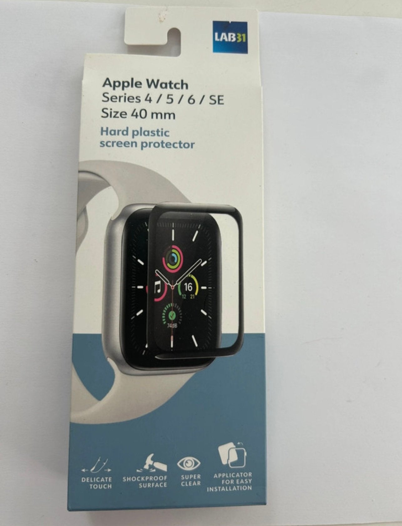 Hard plastic screenprotector | Lab31 | Apple Watch Series, Ophalen of Verzenden, Screenprotector, Overige materialen, Nieuw