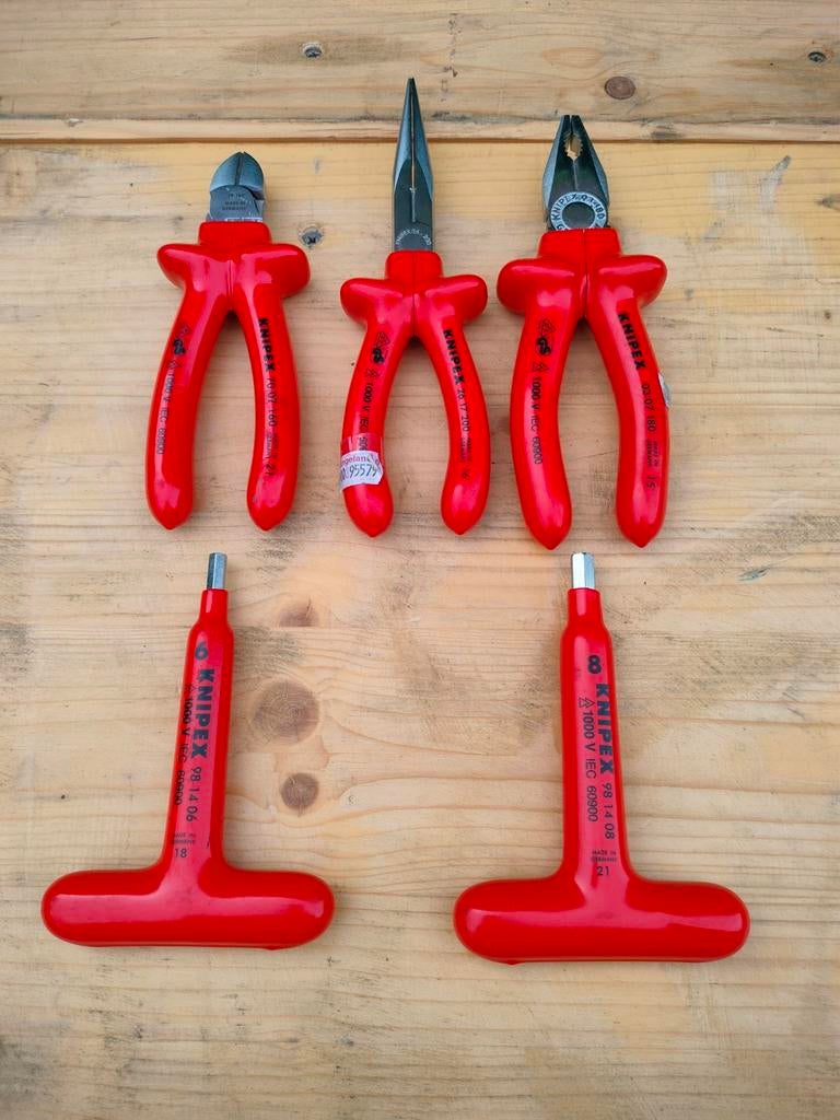 Knipex VDE Tangen en Inbussleutels Set - 5 Delen, Ophalen of Verzenden, Gebruikt