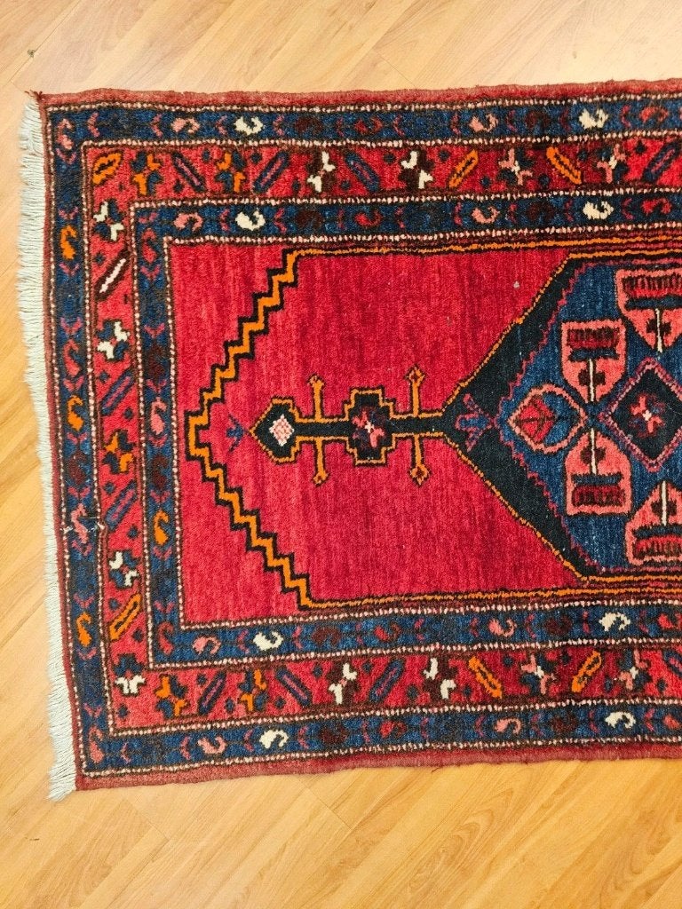 Perzisch tapijt warme kleurstelling 187/102, Ophalen of Verzenden