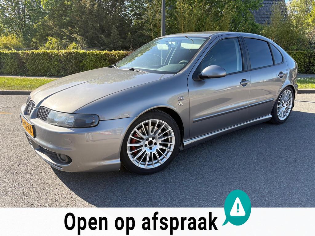 Seat Leon 1.8-20VT FR Topsport 250PK|Verlaagd|Cruise|D-riem, Voorwielaandrijving, Gebruikt, Startonderbreker, 4 cilinders