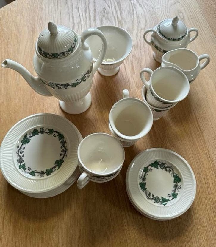 Wedgwood Stratford vintage - thee-of koffieservies, Ophalen of Verzenden