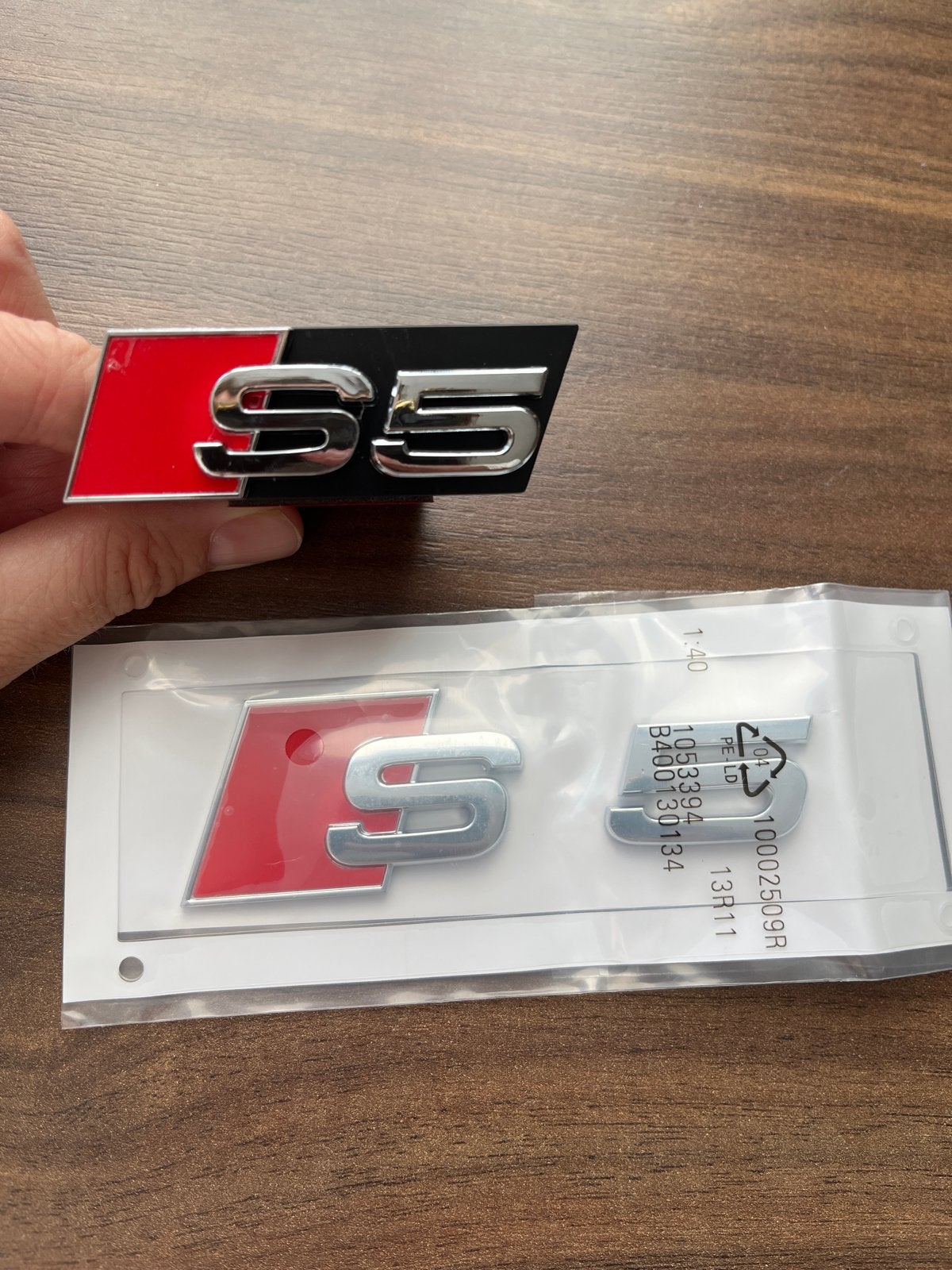 Audi S5 Embleem - Nieuw, Voor, Nieuw, Bumper, Audi
