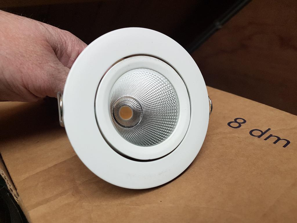 Led kantelbare inbouwspots, Ophalen of Verzenden, Nieuw, Plafondspot of Wandspot
