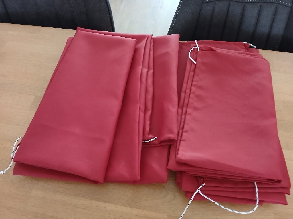 Hoezen voor je tent, Ophalen