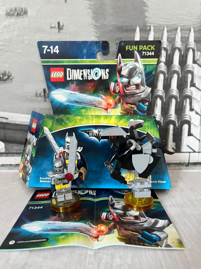 Lego Dimensions 71344 Fun Pack (Excalibur Batman with box, Avontuur en Actie, 2 spelers, Ophalen of Verzenden, Zo goed als nieuw