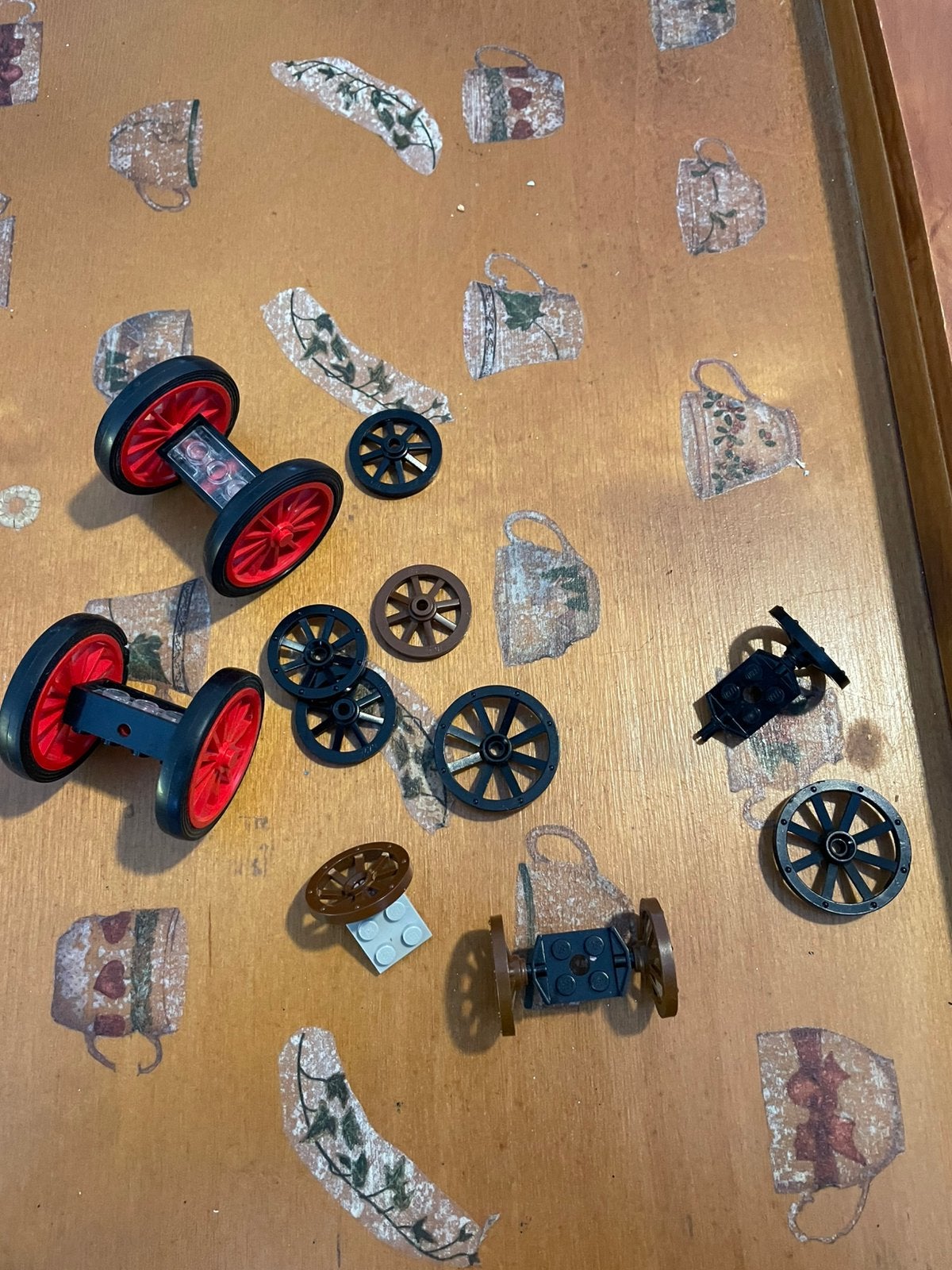 Lego rijtuig wielen, Ophalen of Verzenden, Gebruikt, Overige typen, Lego