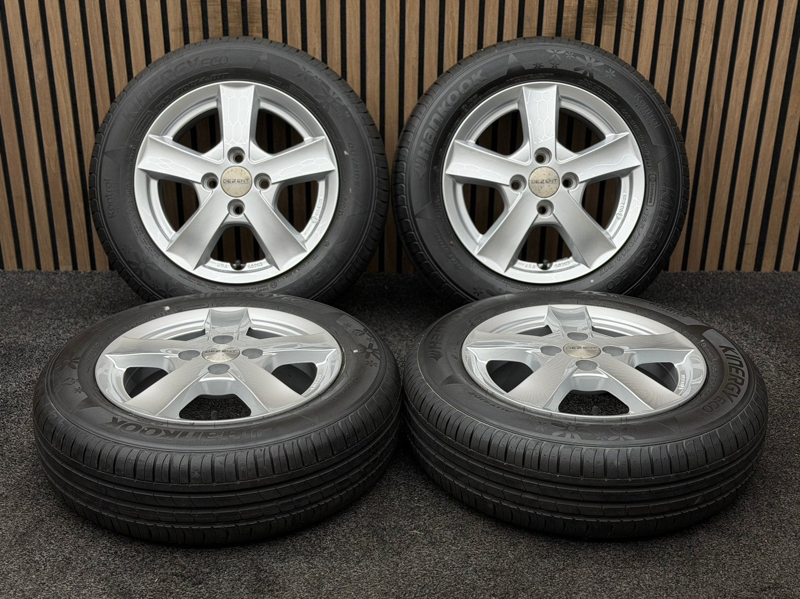 14 inch Dezent TX - Suzuki Swift Ignis 2 4x100 ET47 Hankook, Auto-onderdelen, Banden en Velgen, Ophalen, 14 inch, ., Banden en Velgen