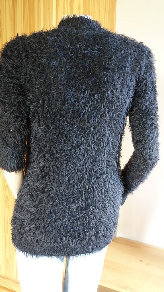 zwart SEVEN SISTERS knuffel vest, Zwart, Zo goed als nieuw, Maat 34 (XS) of kleiner, Verzenden