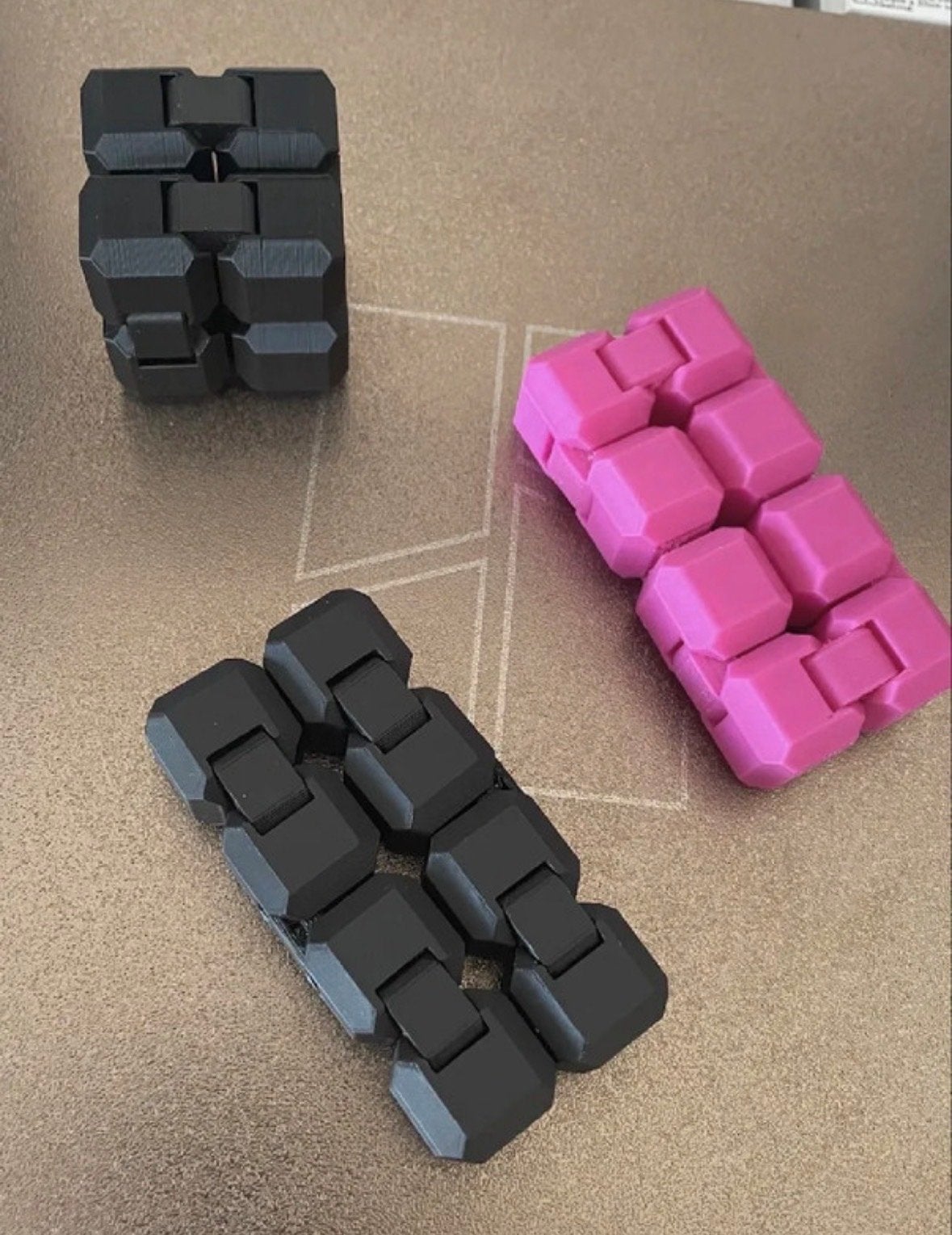 3D Geprinte Fidget Toys: Infinity Cube, Draak, Aap, Stormtro, Ophalen of Verzenden, Nieuw, Jongen of Meisje