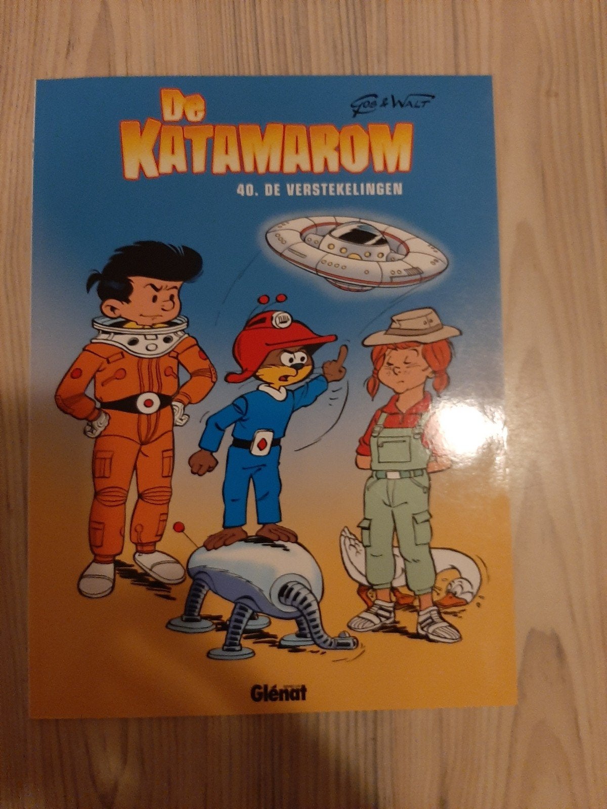 De Katamarom - 40. De Verstekelingen - Stripboek, Eén stripboek, Ophalen of Verzenden, Zo goed als nieuw, God & Walt