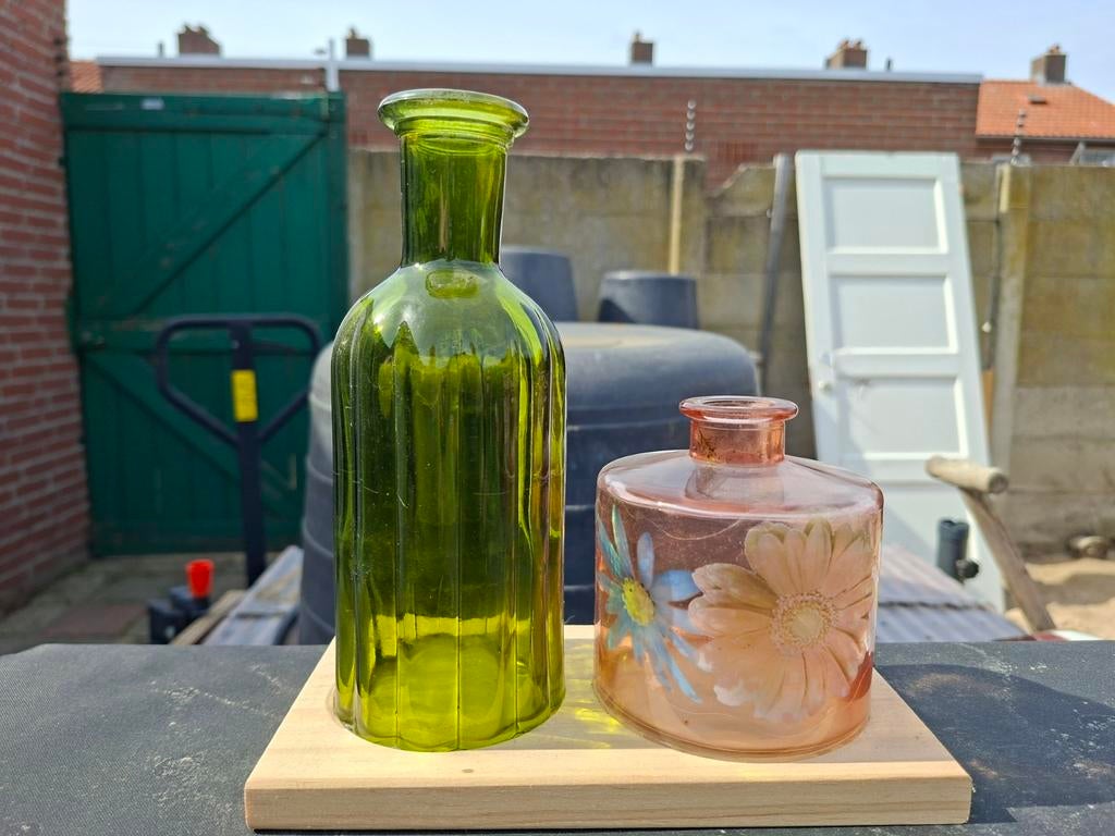 Kleine vaasjes, Ophalen, Overige kleuren, Glas, Minder dan 50 cm