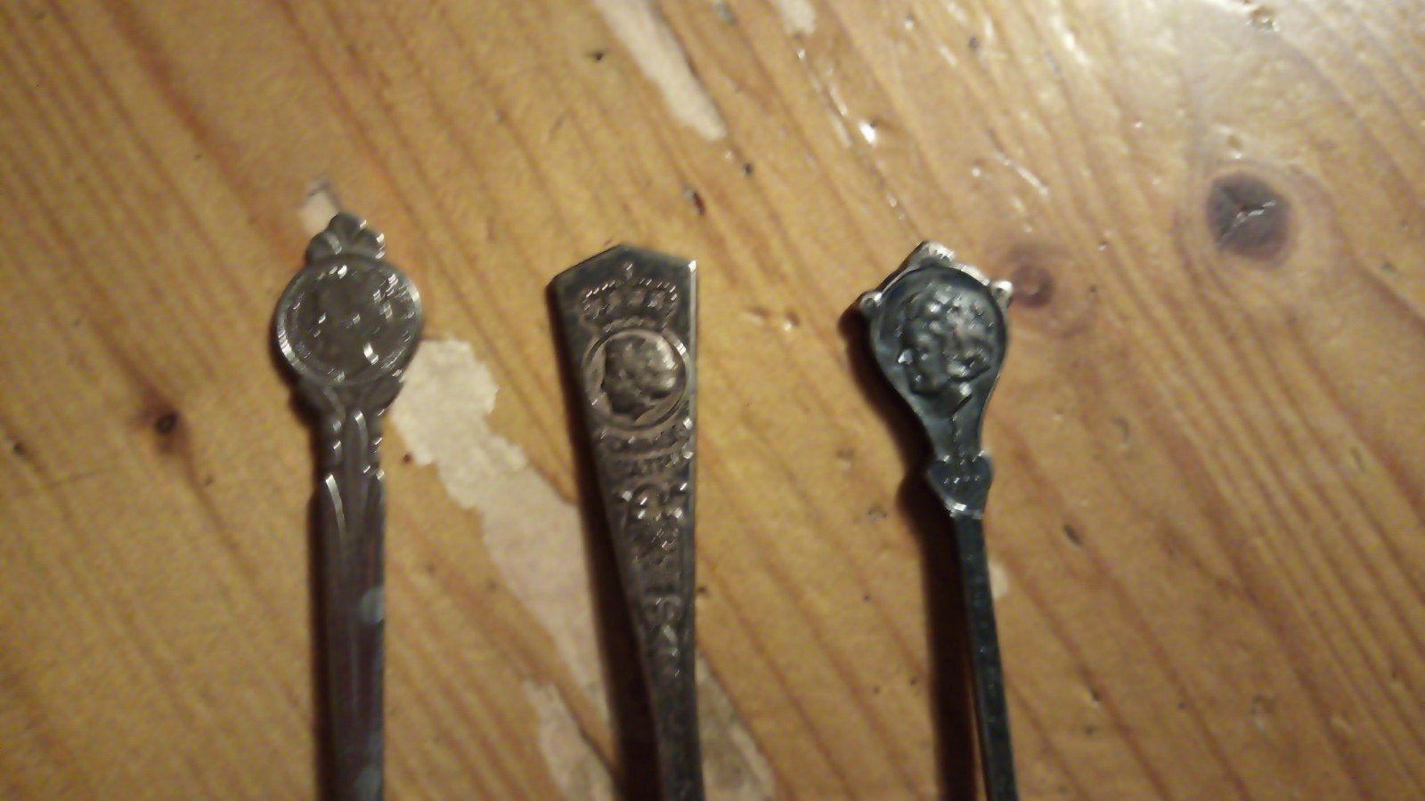 Set van 3 zilveren theelepels: Wilhelmina, Beatrix, Ju, Ophalen of Verzenden