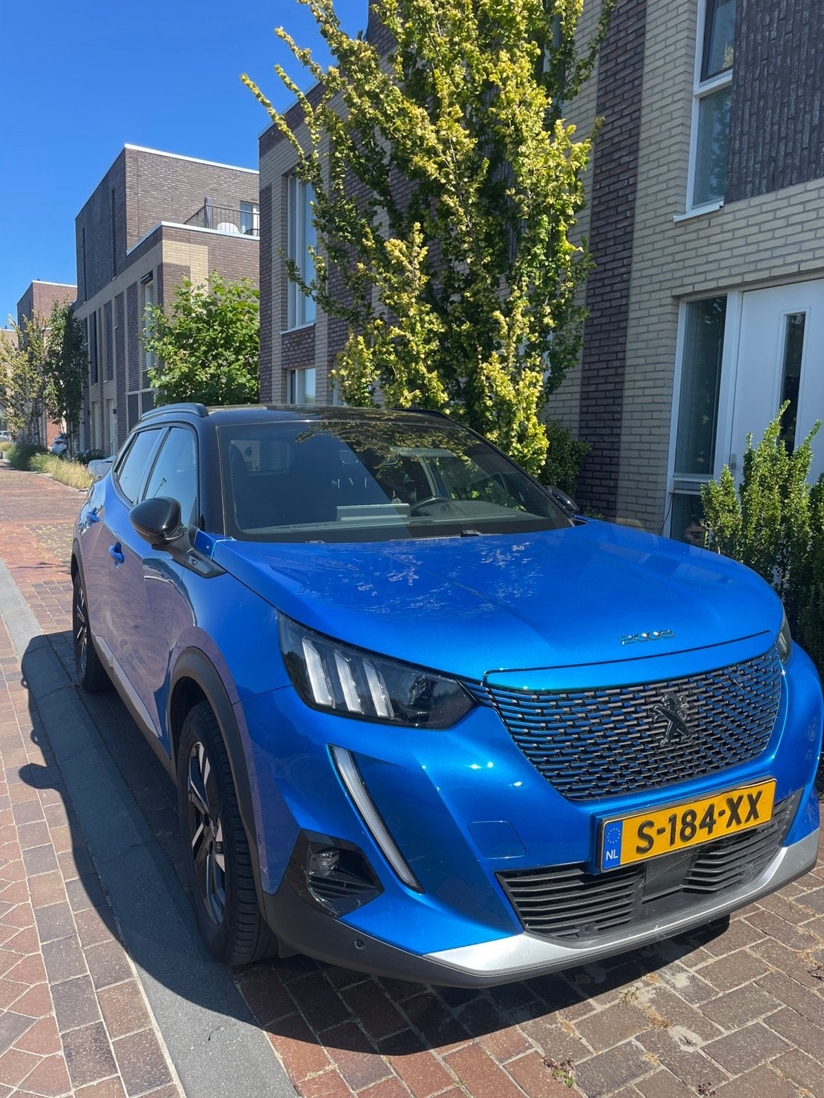 Peugeot 2008 EV 50kWh GT-line 2021 3-fase, Auto's, Blauw, Elektrisch, 1523 kg, Particulier