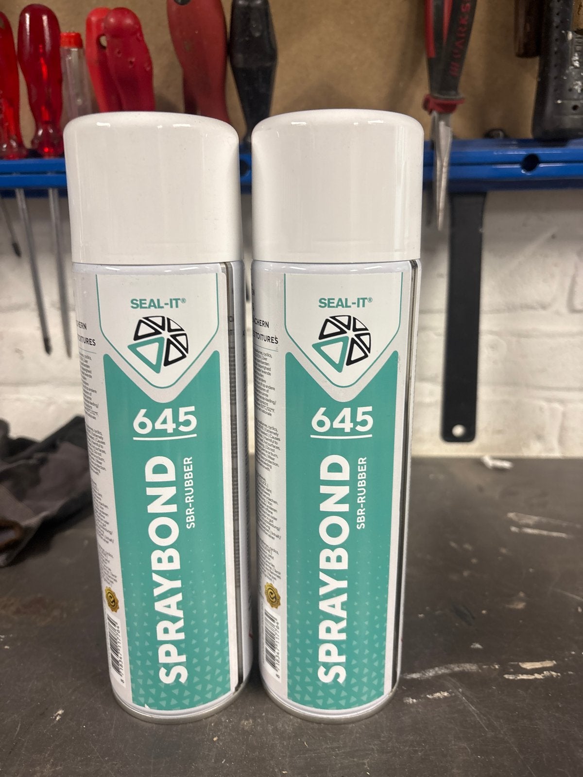 Seal-IT 645 Spraybond SBR-Rubber Lijmspray (2 stuks), Ophalen, Overige kleuren, Nieuw, Lak