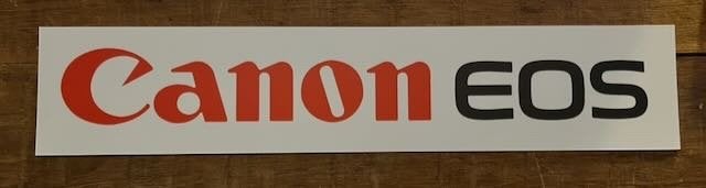 CANON EOS - RECLAMEPLAATJE, Ophalen of Verzenden, Zo goed als nieuw, Lichtbak of (neon) lamp