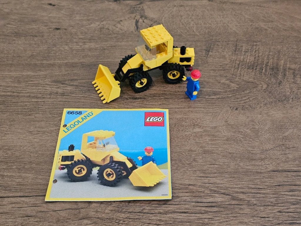 LEGO Town 6658 - Bulldozer, Compleet, Gebruikt, Lego, Ophalen of Verzenden