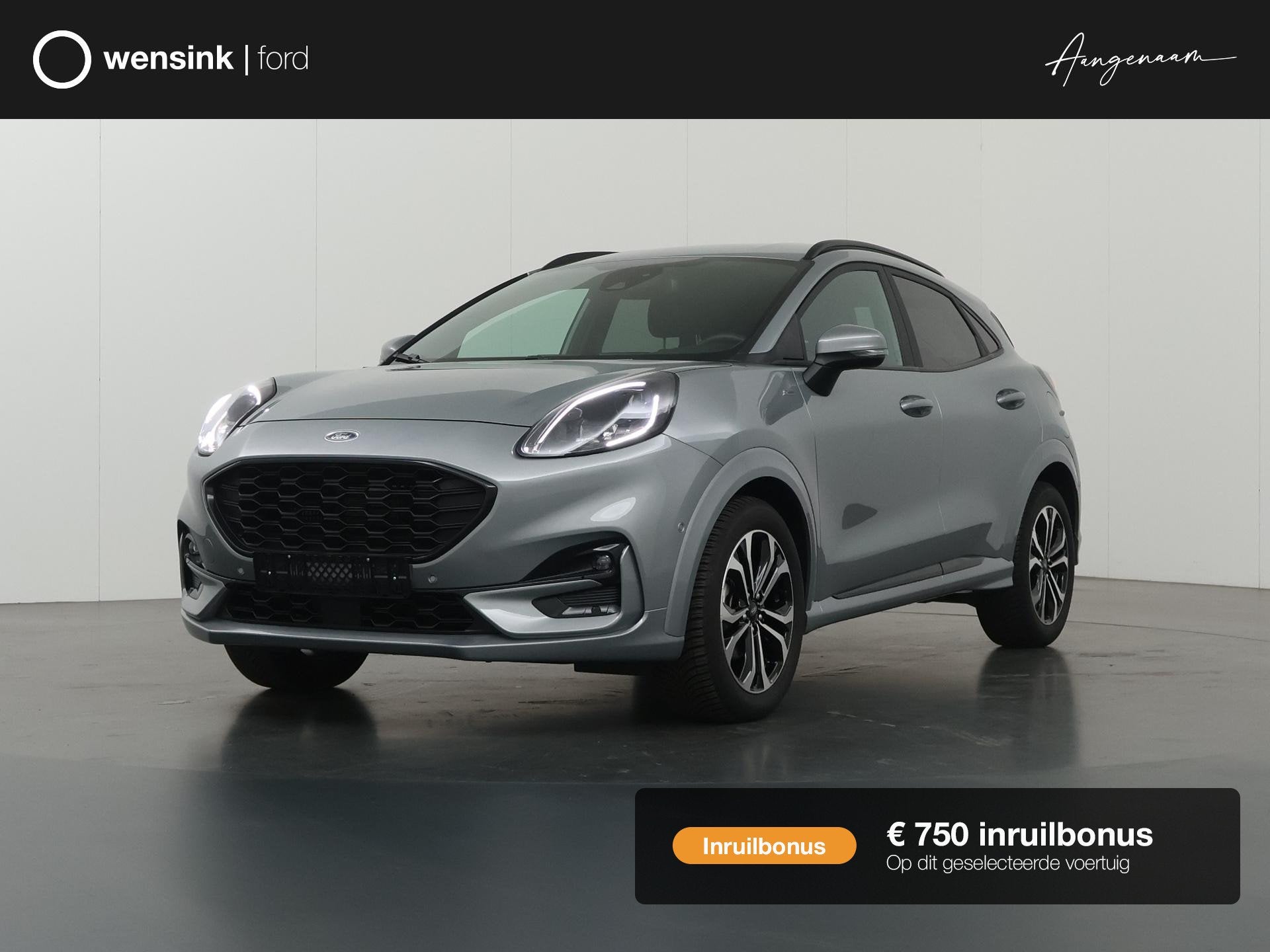 Ford Puma 1.0 EcoBoost Hybrid ST-Line X | Winterpakket | Ele, Auto's, Ford, Leder en Stof, 23 km/l, 665 kg, 155 pk
