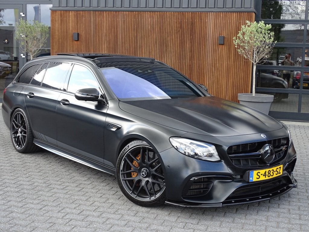 Mercedes-Benz E-Klasse Estate 63s AMG V8 612PK / Edition 1 /, Auto's, Automaat, Gebruikt, Zwart, 129 €/maand