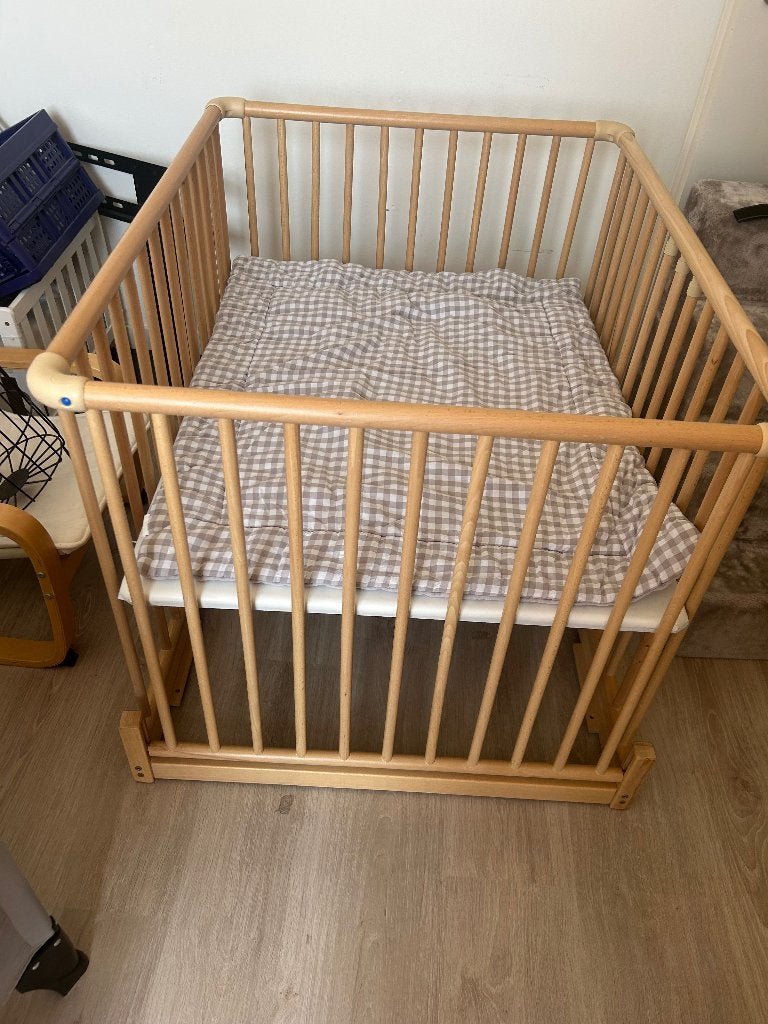 Kinderbox, Ophalen, Zo goed als nieuw, Vierkant, Boxkleed