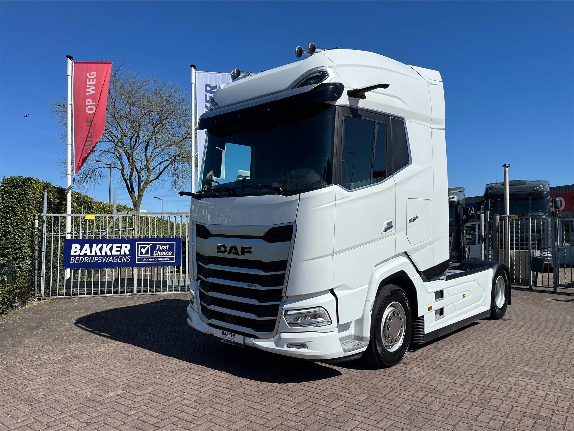 DAF XG+ 480 *2023* FULL AIR - PTO-PREP - ASLAST BEWAKING - 4, Auto's, Vrachtwagens, Automaat, Achterwielaandrijving, Euro 6, Wit