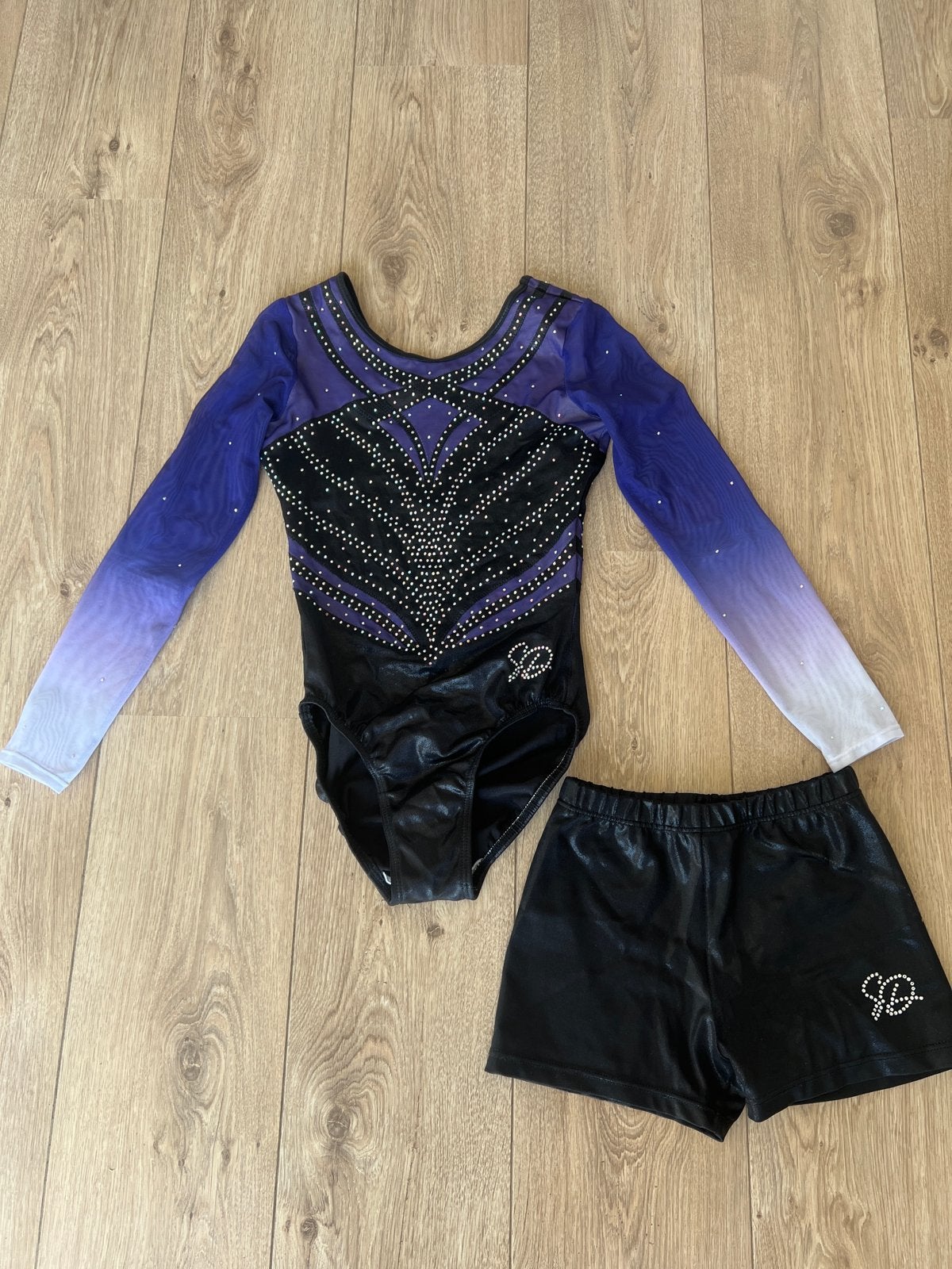 Turnpakje met broekje, maat AME sparkle&dream, Zo goed als nieuw, Turnpak(je), Kindermaat 146 t/m 176, Meerkleurig