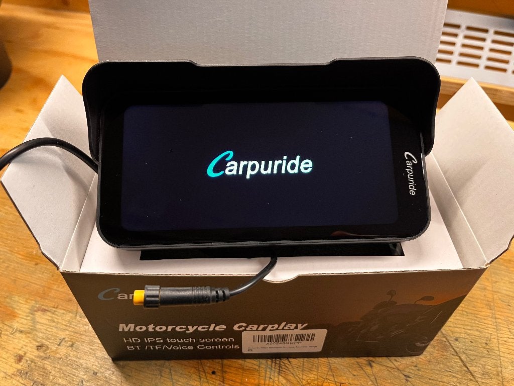 Carpuride W603 Motorfiets GPS Carplay Scherm, Motoren, Accessoires | Navigatiesystemen, Verzenden, Nieuw