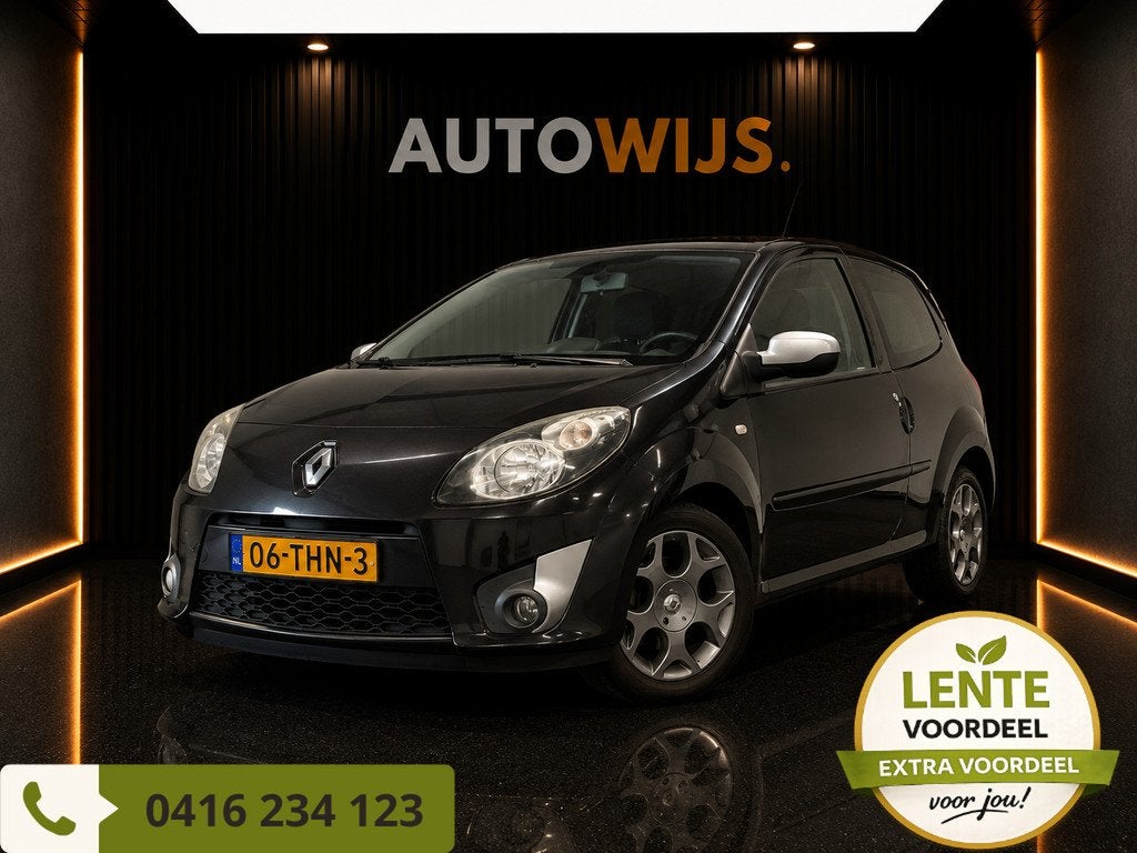 Renault Twingo 1.2-16V Night & Day|AIRCO|NL AUTO|LM-VELG|CRU, Gebruikt, Zwart, 4 cilinders, 4 stoelen