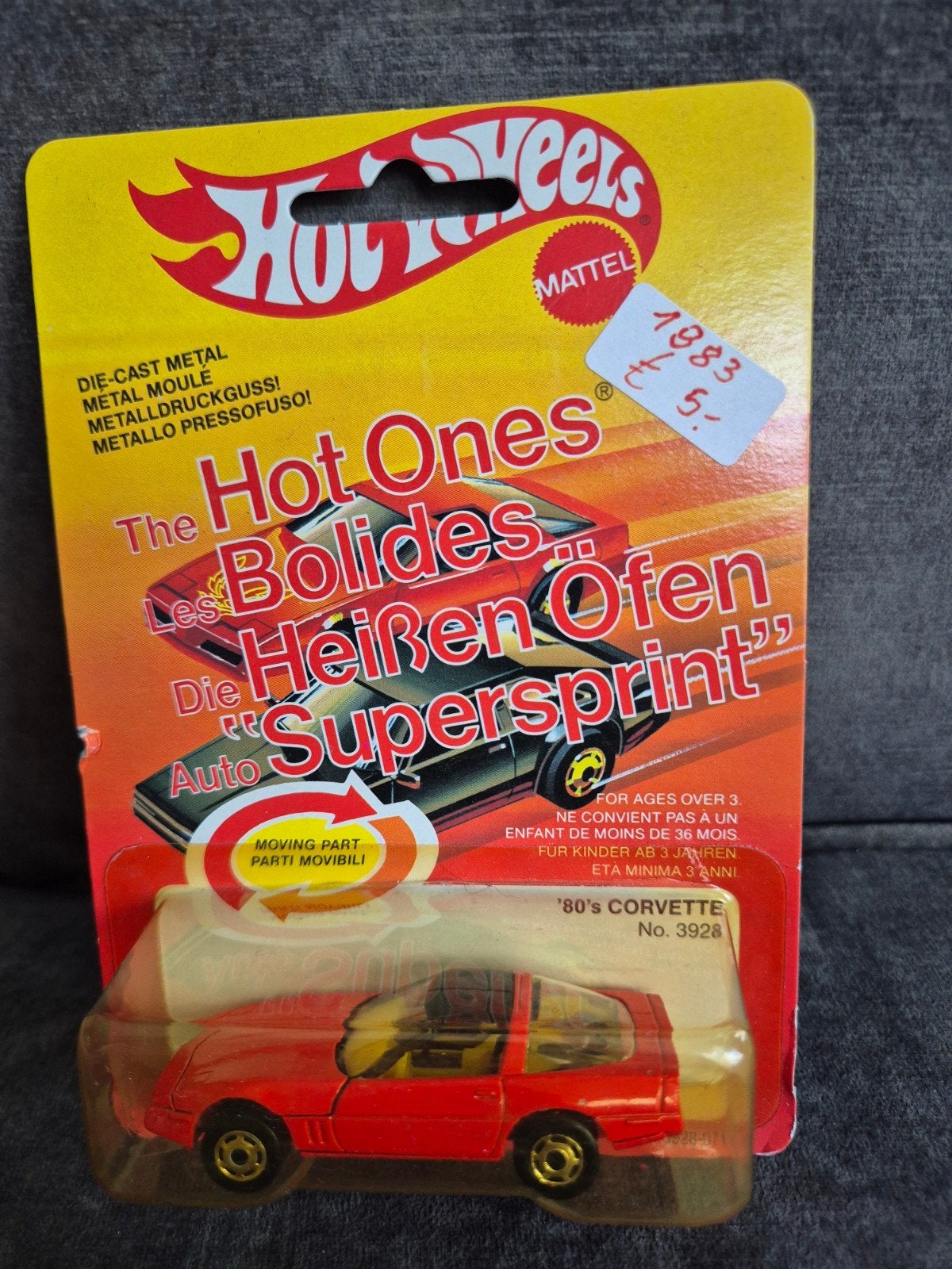 Hot Wheels Hot Ones 80s Corvette, Ophalen of Verzenden, Auto