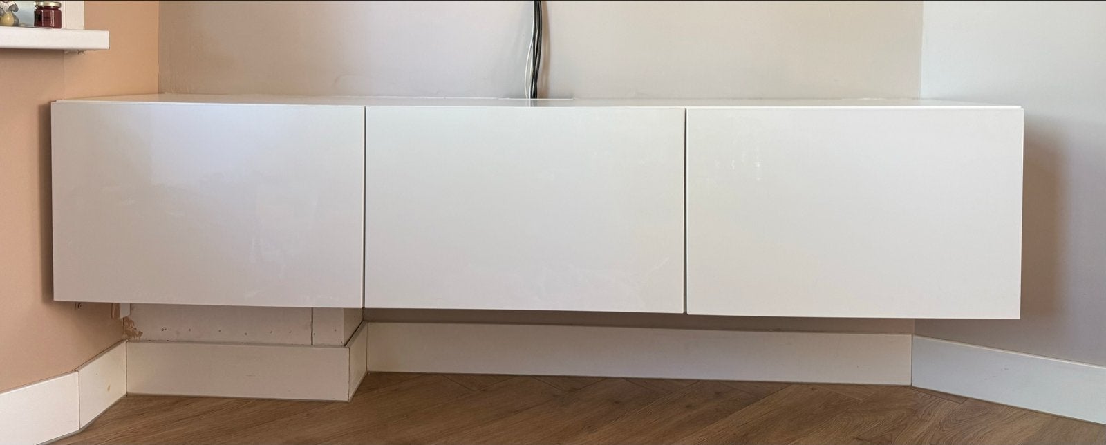 Ikea Besta deurtjes, hoogglans wit (2 stuks), Huis en Inrichting, Kasten | Boekenkasten, Ophalen, Gebruikt, Minder dan 25 cm, Minder dan 100 cm