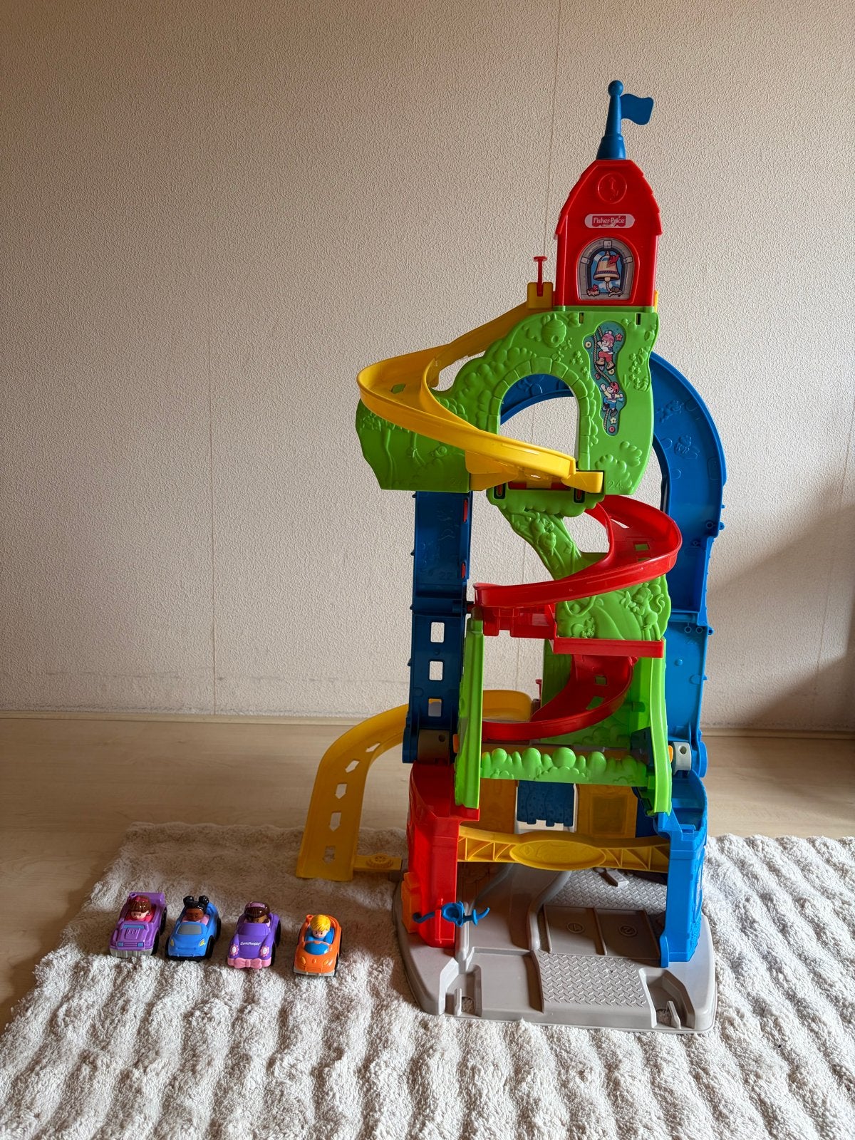 Speelset Fisher-Price incl. 4 x auto, Kinderen en Baby's, Ophalen, Zo goed als nieuw, Speelset