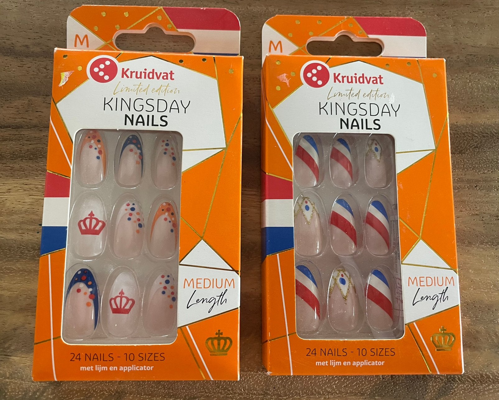 Oranje WK nagels nieuw, Ophalen of Verzenden, Nieuw, Oranje, Handen en Nagels