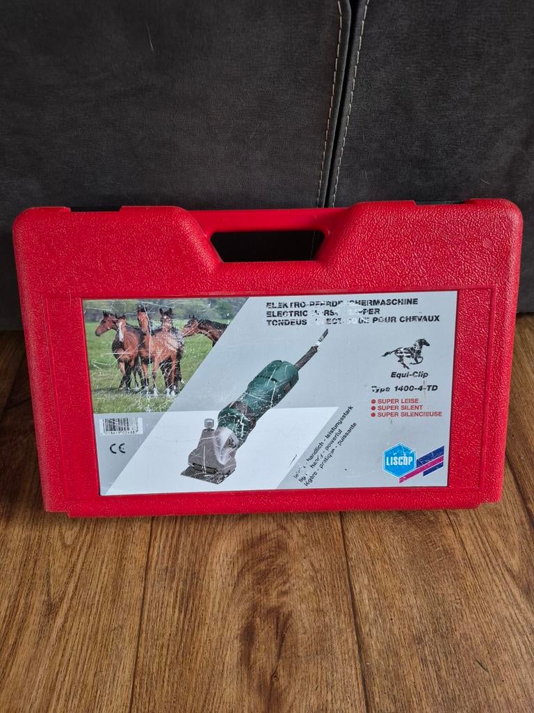 Scheerapparaat voor paarden liscop, Ophalen