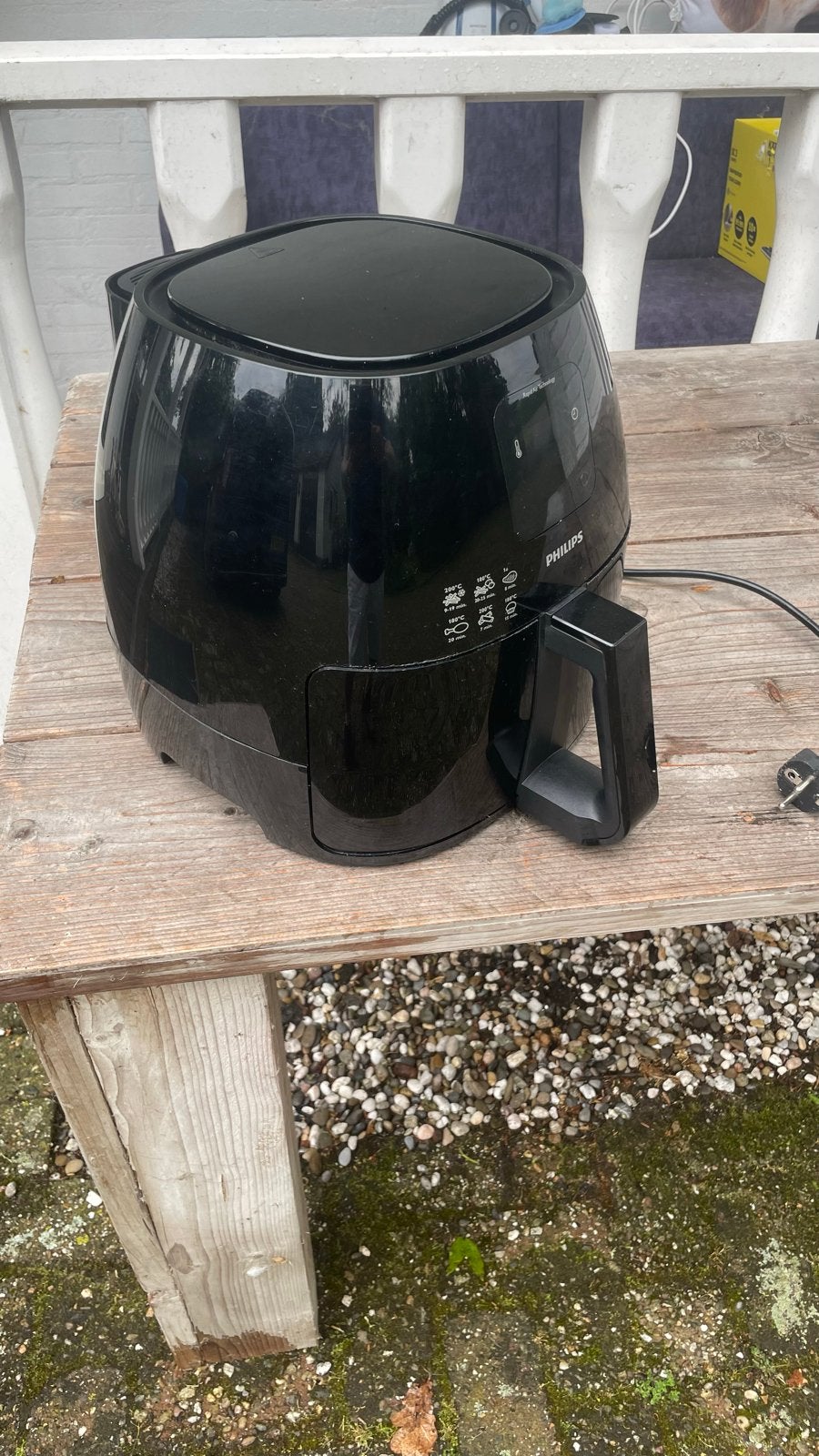 Philips Airfryer HD9240/90 - Zwart, Witgoed en Apparatuur, Airfryers, Ophalen of Verzenden, Gebruikt, Airfryer XL, 1000 t/m 1499 gram