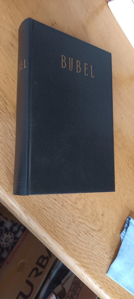 Bijbel 14,5x21,5x3,7 cm / geen SV/in hoes, Boeken, Ophalen of Verzenden, Gelezen, Christendom | Protestants