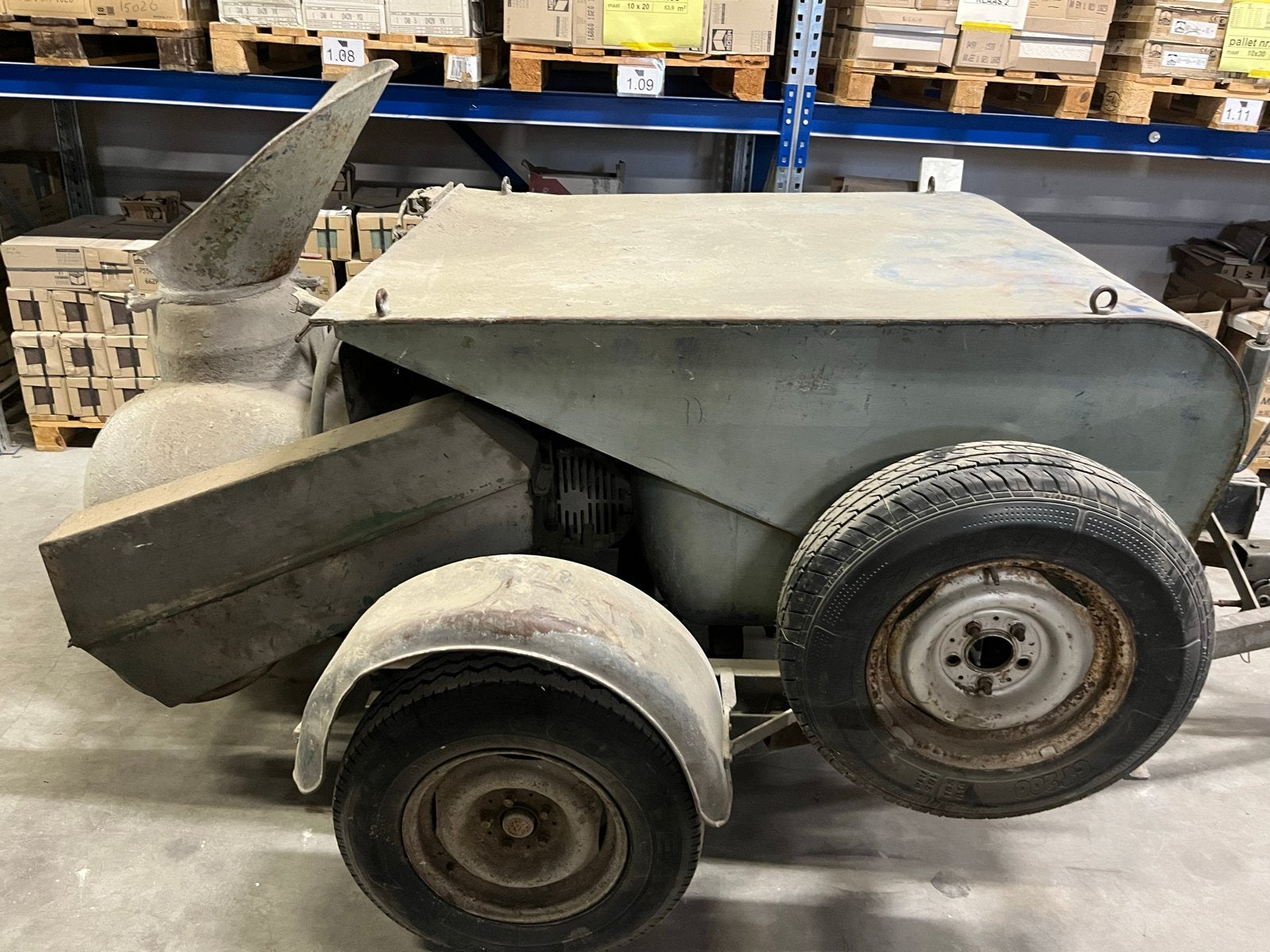 Gereviseerde Vloerenpomp/Mobiele Stationaire Compressor, 800 liter/min of meer, Ophalen of Verzenden, Zo goed als nieuw, Mobiel