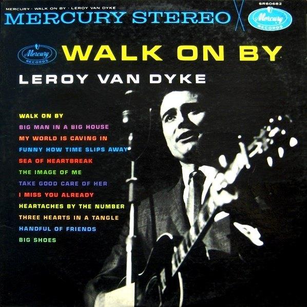 LP Leroy Van Dyke - Walk on by (USA, 1961), Cd's en Dvd's, Vinyl | Country en Western, Gebruikt, 12 inch, Ophalen